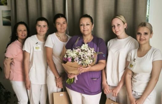 Rozloučení se studenty a budoucími pečovateli