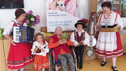 Hudební a taneční vystoupení v SeniorCentru Písek